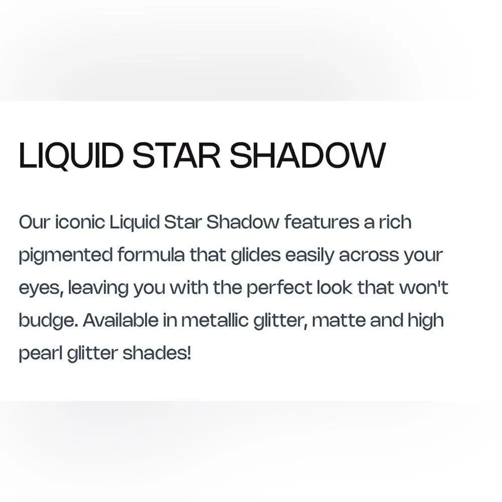 NIB Jeffree Star Liquid Star Eyeshadow- Color Groovy Dreams